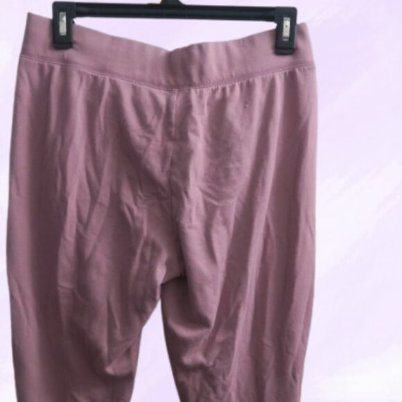 PINK Victoria's Secret shoelace front leggings pink nation left leg drawstring M - Picture 6 of 13